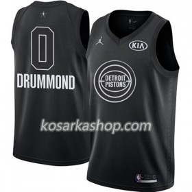 Dres Detroit Pistons Andre Drummond 0 2018 All Star Jordan Brand Crna Swingman